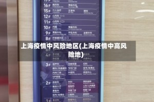 上海疫情中风险地区(上海疫情中高风险地)