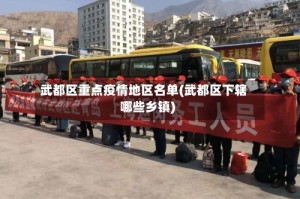 武都区重点疫情地区名单(武都区下辖哪些乡镇)