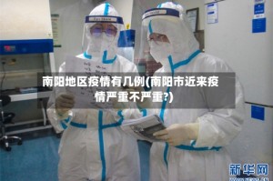 南阳地区疫情有几例(南阳市近来疫情严重不严重?)