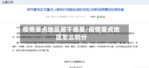 疫情重点地区属于哪里/疫情重点地区怎么划分-第2张图片