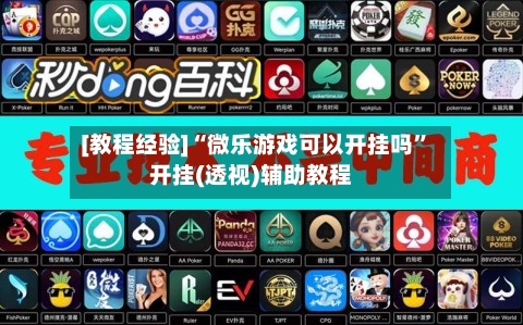 [教程经验]“微乐游戏可以开挂吗”开挂(透视)辅助教程-第1张图片