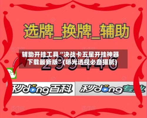 辅助开挂工具“决战卡五星开挂神器下载最新版”(曝光透视必备猫腻)-第2张图片
