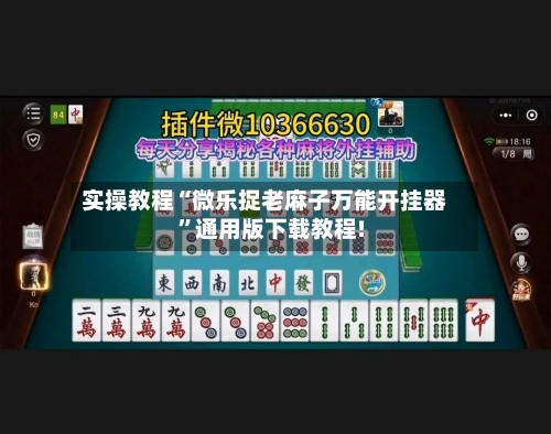 实操教程“微乐捉老麻子万能开挂器	”通用版下载教程!-第2张图片