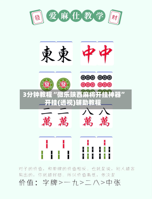 3分钟教程“微乐陕西麻将开挂神器	”开挂(透视)辅助教程-第2张图片