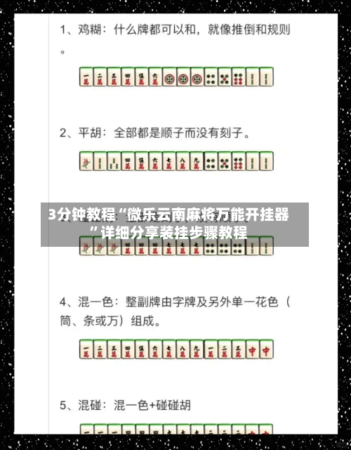 3分钟教程“微乐云南麻将万能开挂器”详细分享装挂步骤教程-第2张图片
