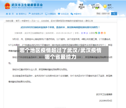 哪个地区疫情超过了武汉/武汉疫情哪个省最给力-第2张图片