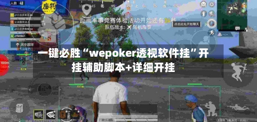 一键必胜“wepoker透视软件挂	”开挂辅助脚本+详细开挂-第1张图片