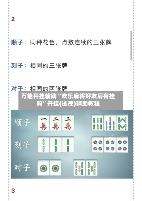 万能开挂辅助“欢乐麻将好友房有挂吗	”开挂(透视)辅助教程-第2张图片