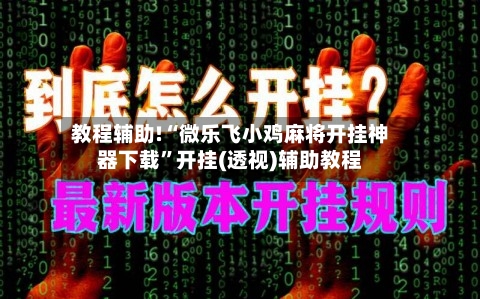 教程辅助!“微乐飞小鸡麻将开挂神器下载”开挂(透视)辅助教程-第1张图片