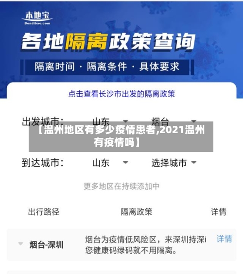 【温州地区有多少疫情患者,2021温州有疫情吗】-第2张图片