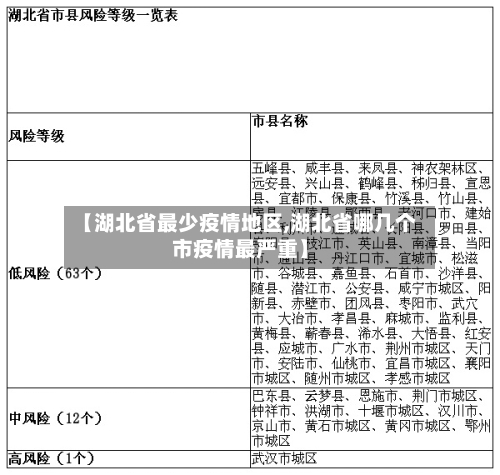 【湖北省最少疫情地区,湖北省哪几个市疫情最严重】-第2张图片