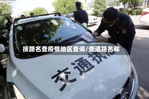 按路名查疫情地区查询/查道路名称-第2张图片