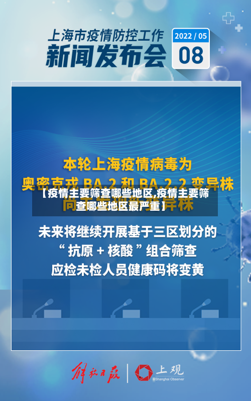 【疫情主要筛查哪些地区,疫情主要筛查哪些地区最严重】-第2张图片