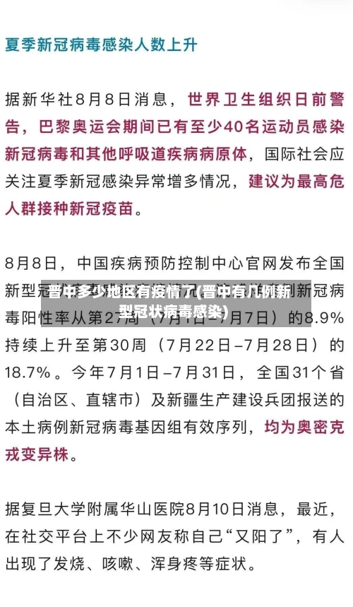晋中多少地区有疫情了(晋中有几例新型冠状病毒感染)-第1张图片