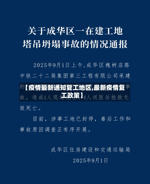 【疫情最新通知复工地区,最新疫情复工政策】-第1张图片